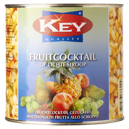 Fruitcocktail italie l.siroop 1500gr net