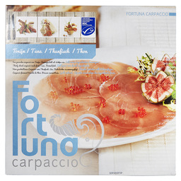 Carpaccio tonijn 80 gr dv