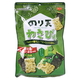 Seaweed wasabi tempura cracker