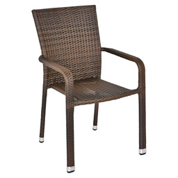 Modus terrace chair leather flat weaving