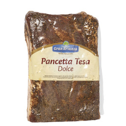 Pancetta tesa flach mit kraeuter