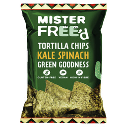 Kale spinach tortilla chips