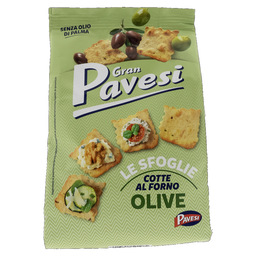 Crackers pâte feuilletée aux olives 150