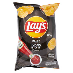 Chips heinz tomato ketchup lay's