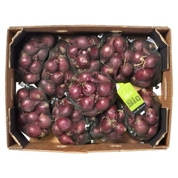 Organic red onions 350 g