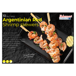 Argentine shrimp skewer
