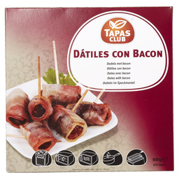 Dadels met bacon ca 45st
