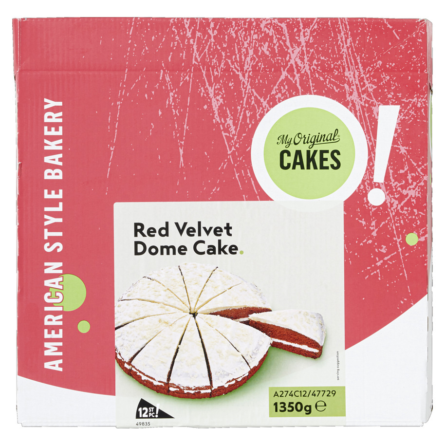 RED VELVET CAKE  12 PUNTEN