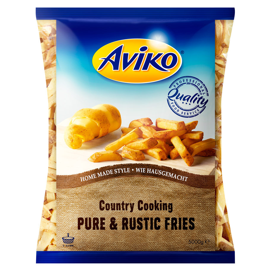 PURE&RUSTIC FRIES COUNTRY COOK 2X5KG