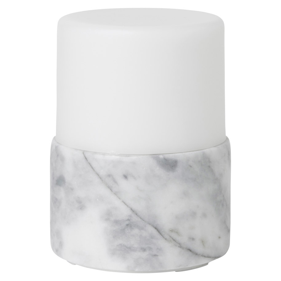 CANDLE HOLDER MARBLE BRIGHT 10,5X7,5CM