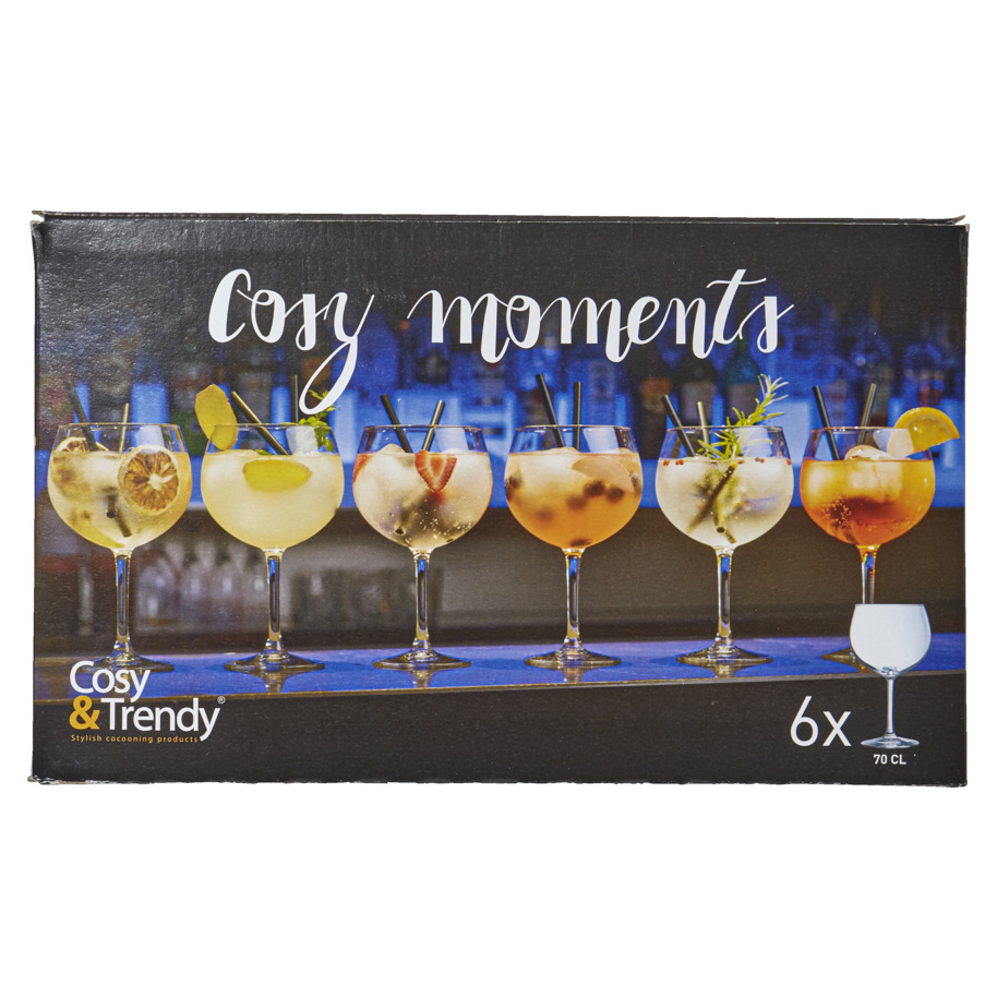 COCKTAILGLAS GIN TONIC COSY MOMENTS 70CL