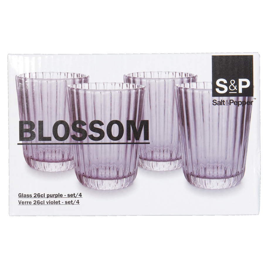 DRINKGLAS BLOSSOM 26CL PAARS