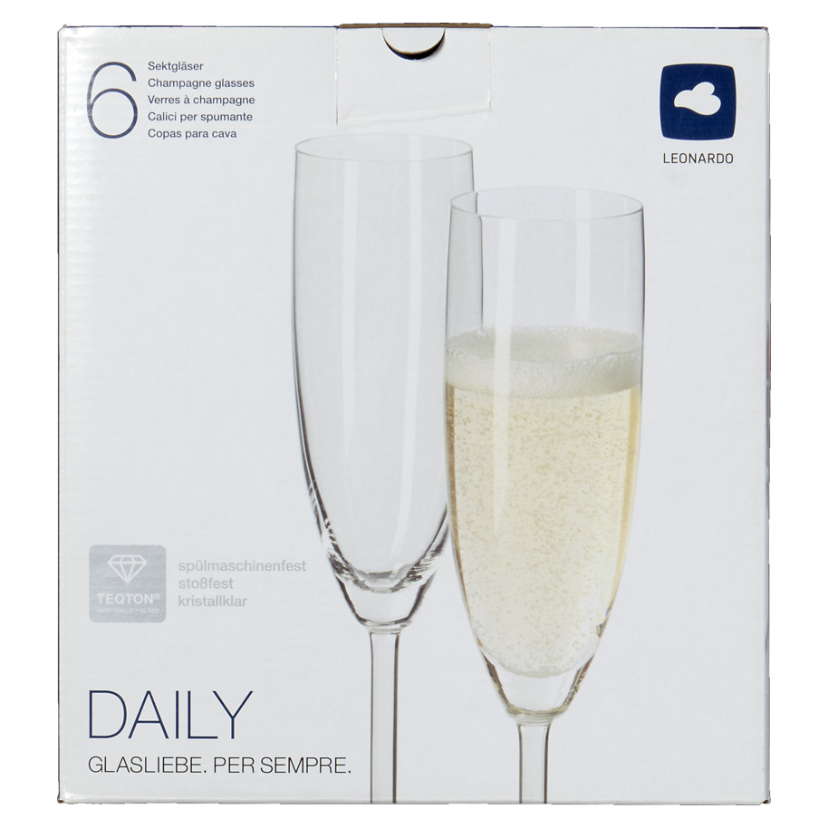 CHAMPAGNE GLASS 215 ML DAILY