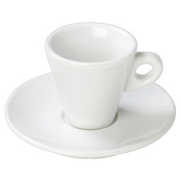 Espresso white  55 saucer
