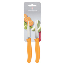 Vegetable peeler ss/orange 2 units