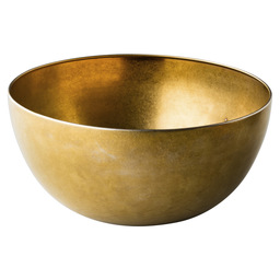 Stainless st. bowl vintage gold  ø25cm