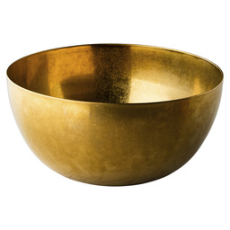 Stainless st. bowl vintage gold  ø30cm
