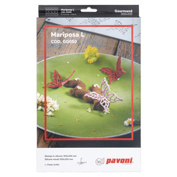 Silicone mat butterfly large