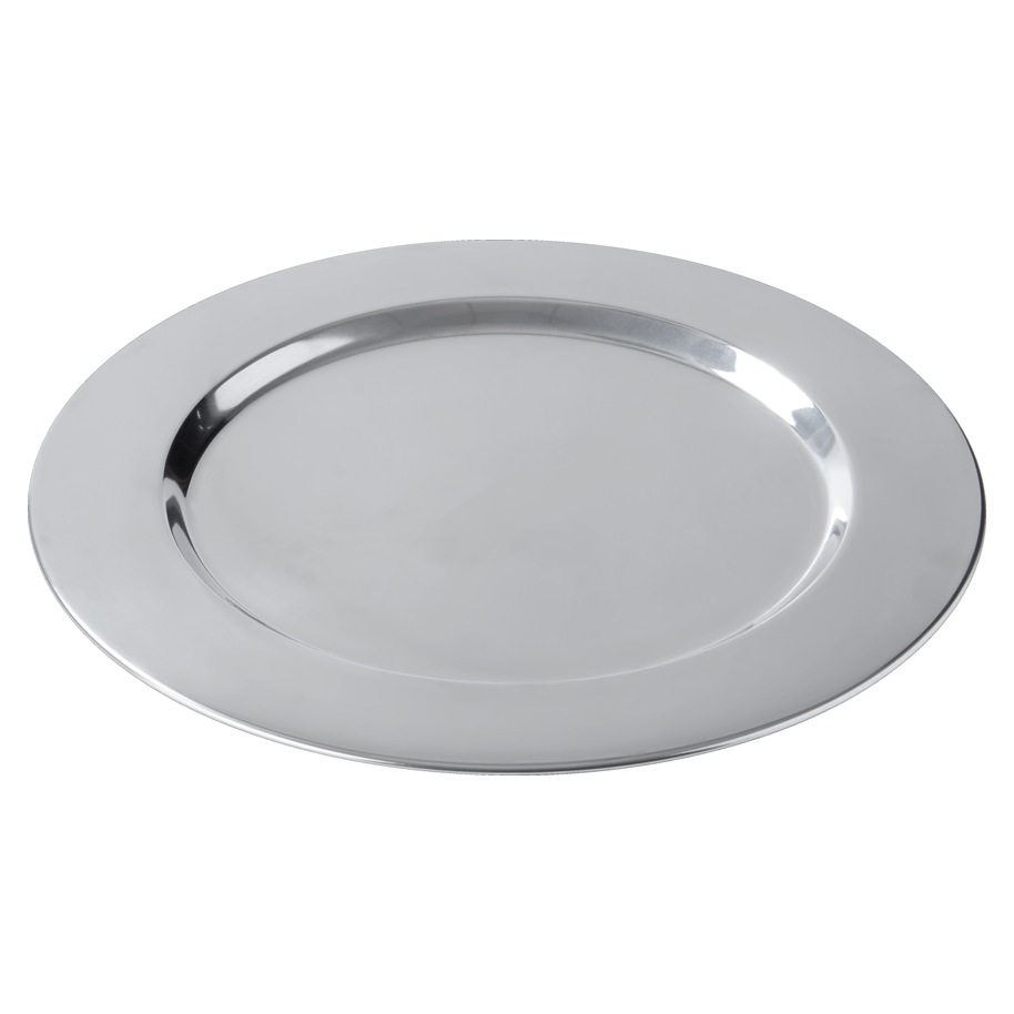 CHARGER PLATE STAINLESS STEEL D33CM