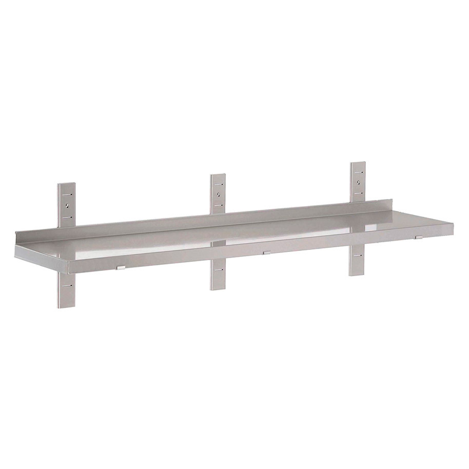 WALL-MOUNTED SHELF INCL. SUPPORTS 2000MM