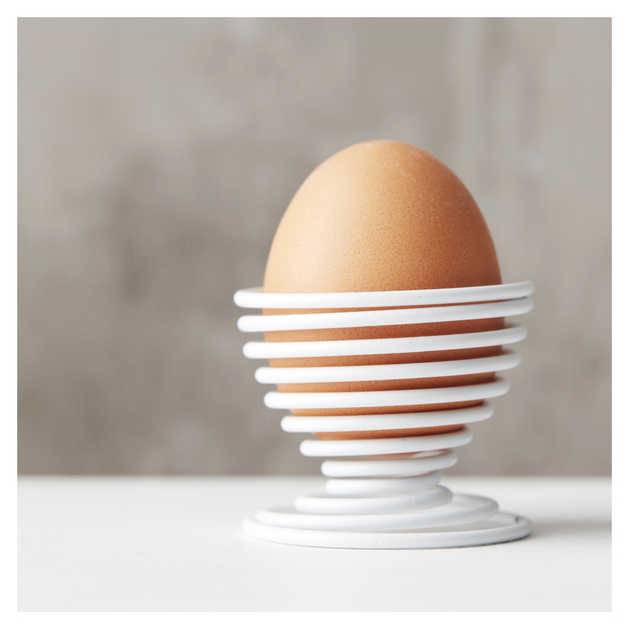 POINT-VIRGULE WIRE EGG CUP WHITE 5X5X5CM
