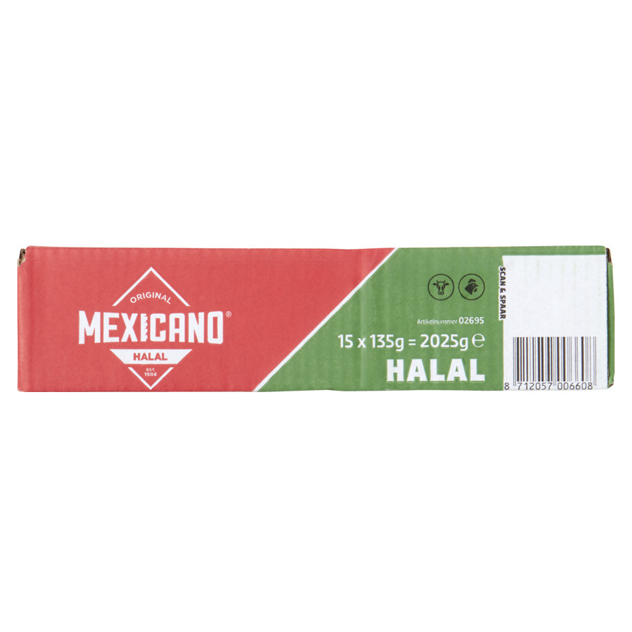 MEXICANO RUND/KIP 135GR HALAL