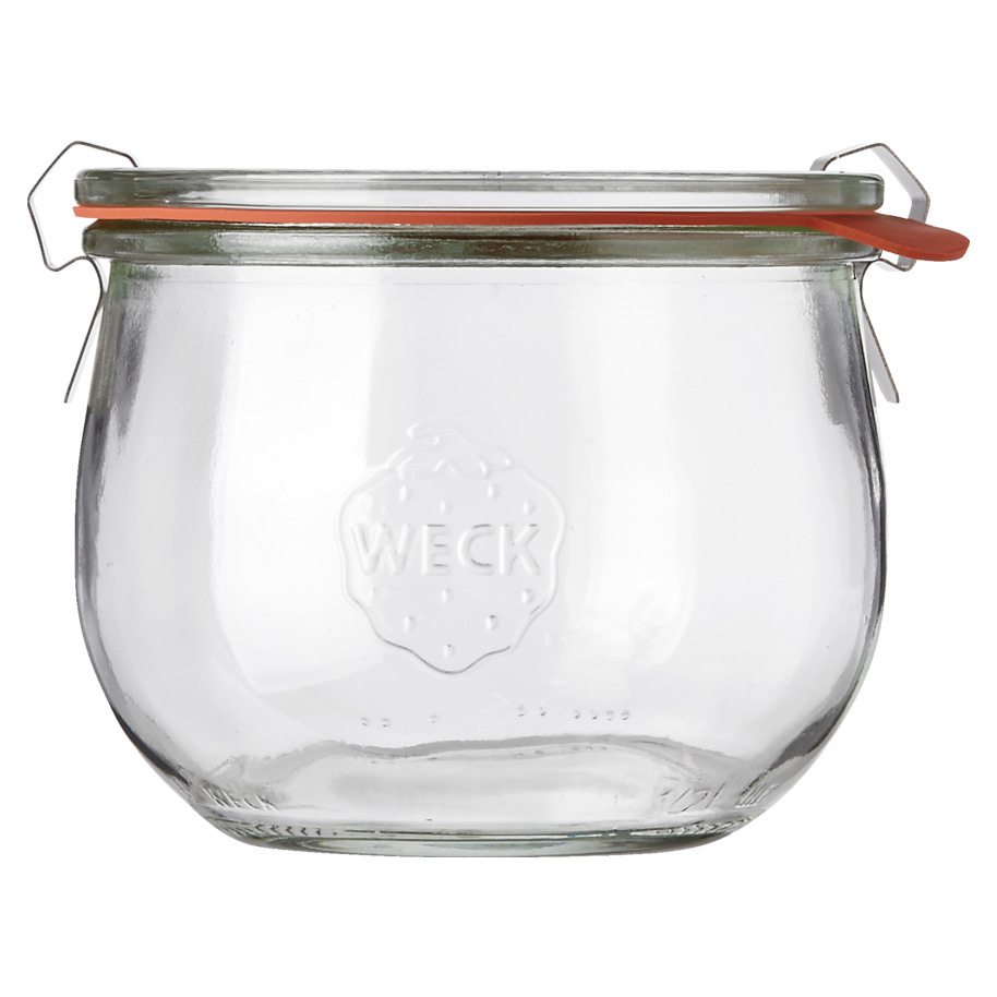 WECK JAR TULIP GLASS 0,5L/DEKSEL 100MM
