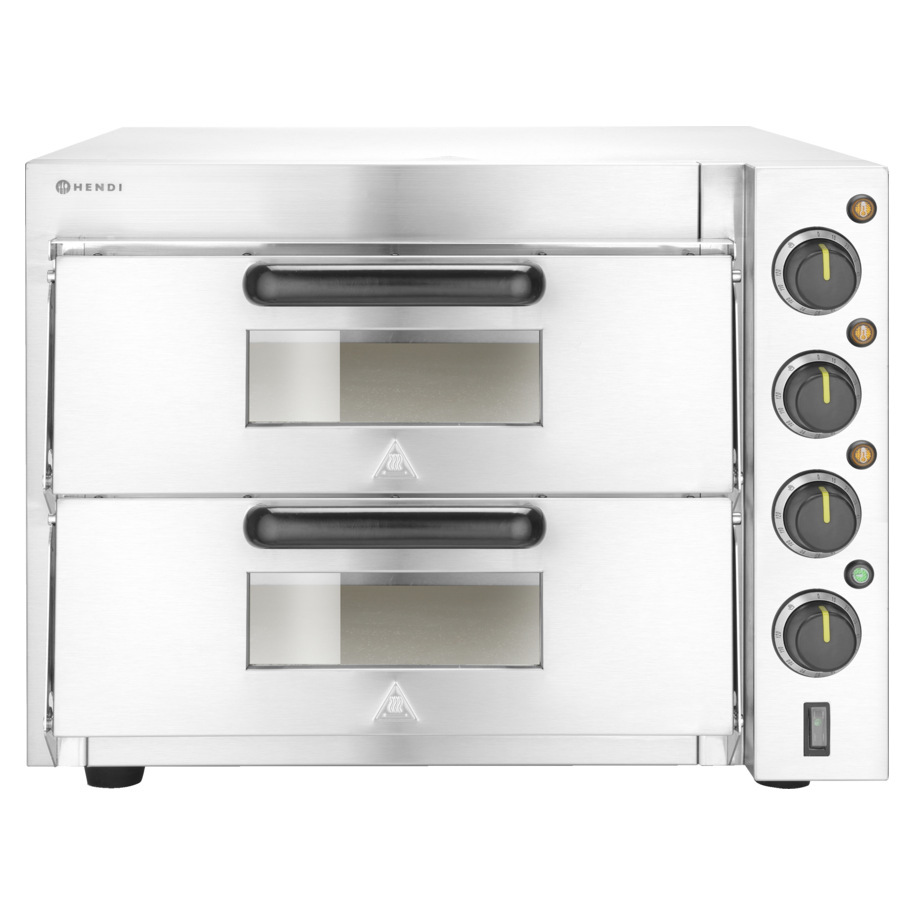 PIZZA OVEN COMPACT 2 KAMERS 3000W