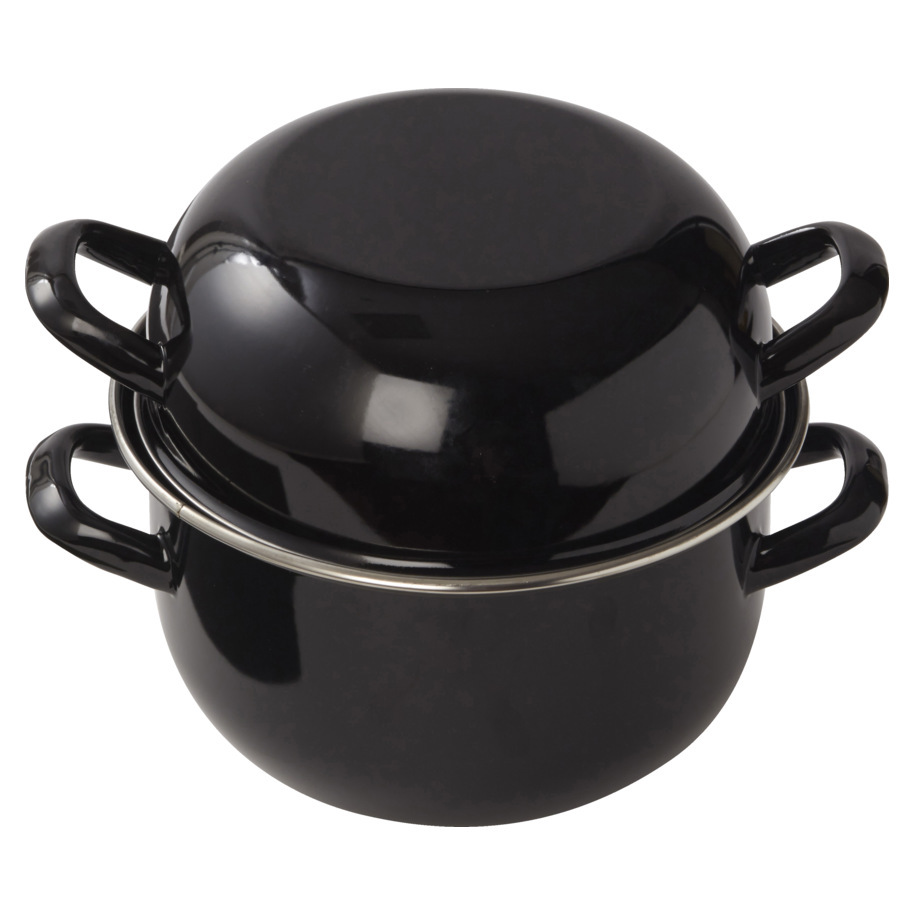CASSEROLE A MOULES ROND 200 MM EMAILLEE