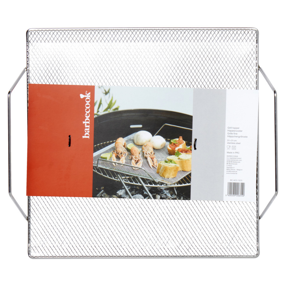 BARBECOOK STAINLESS STEEL GRILL TOPPER 3