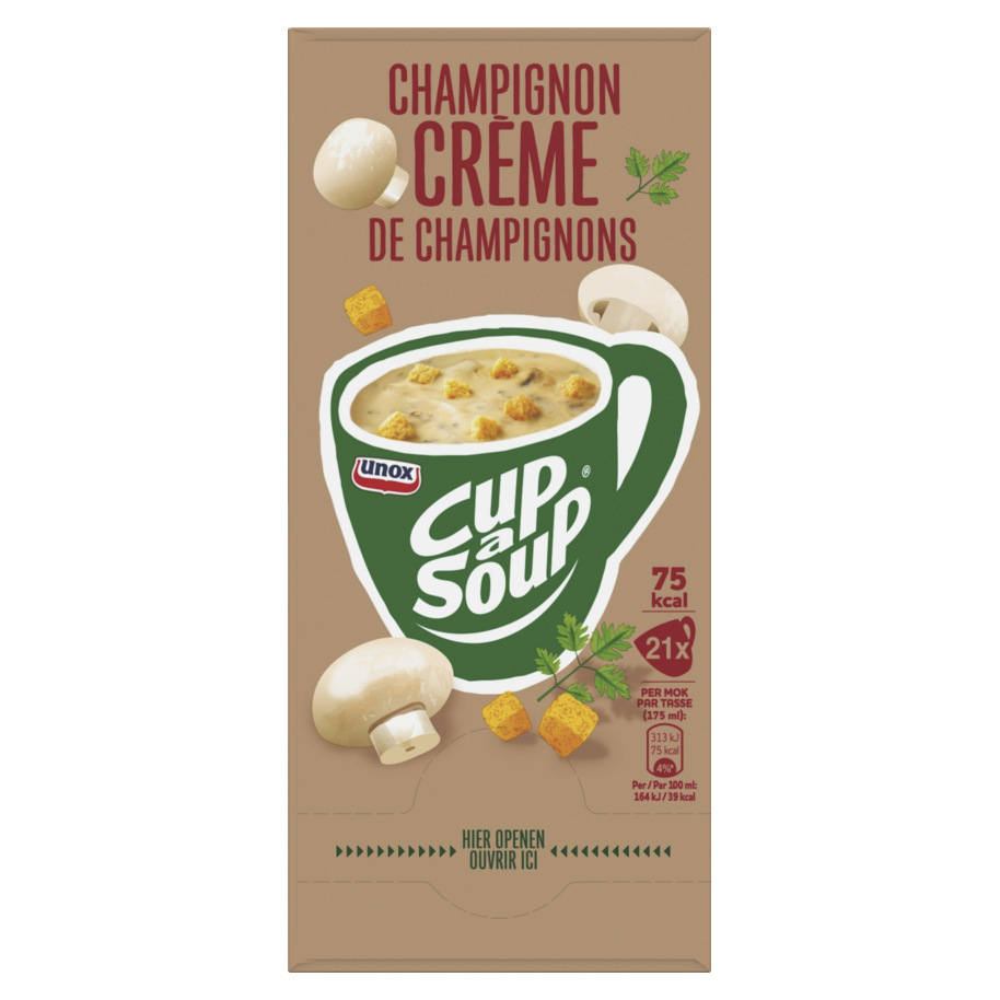 CHAMPIGNON CREMESOEP  CUP A SOUP CATERIN
