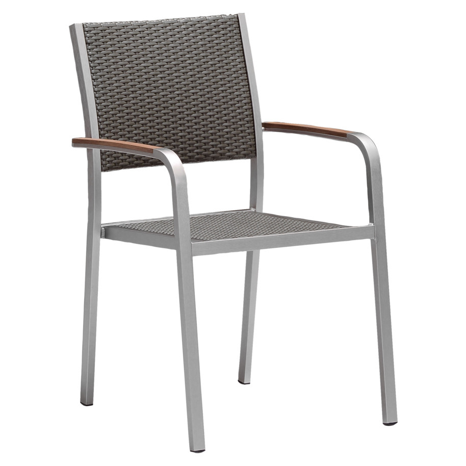 STOCKHOLM FAUTEUIL TAUPE BRUSHED ALU