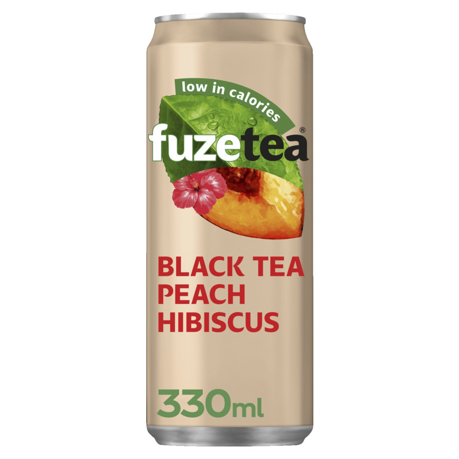 FUZE TEA BLACK TEA PEACH HIBISCUS 25CL