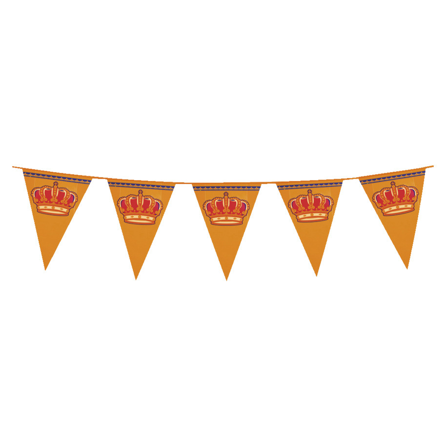 GIANT PENNANT BANNER PE KING'S DAY 8M