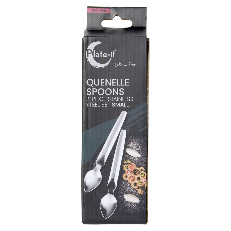 PLATE-IT QUENELLE LEPELS SMALL 2-DELIGE