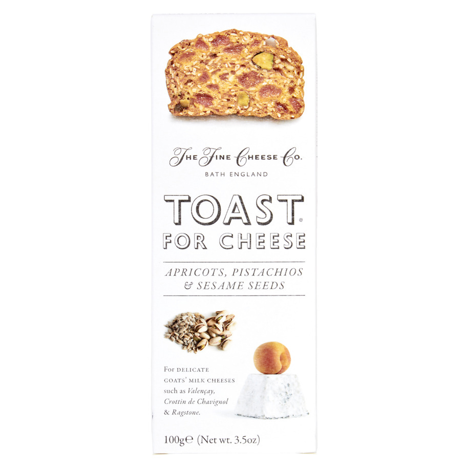 TOAST FOR CHEESE APRICOT-PISTACHIO