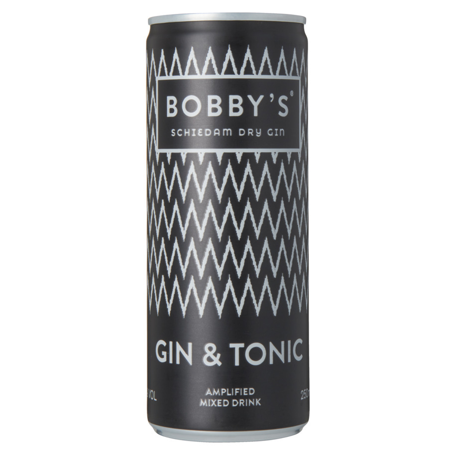 BOBBY'S GIN& TONIC PREMIX 12X25CL