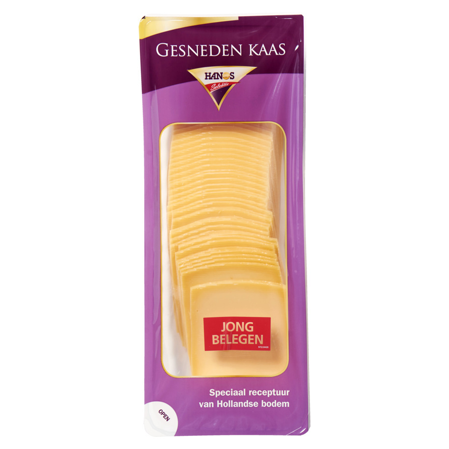 CHEESE SEMI-MATURED SLICED.50 SLICES 20G