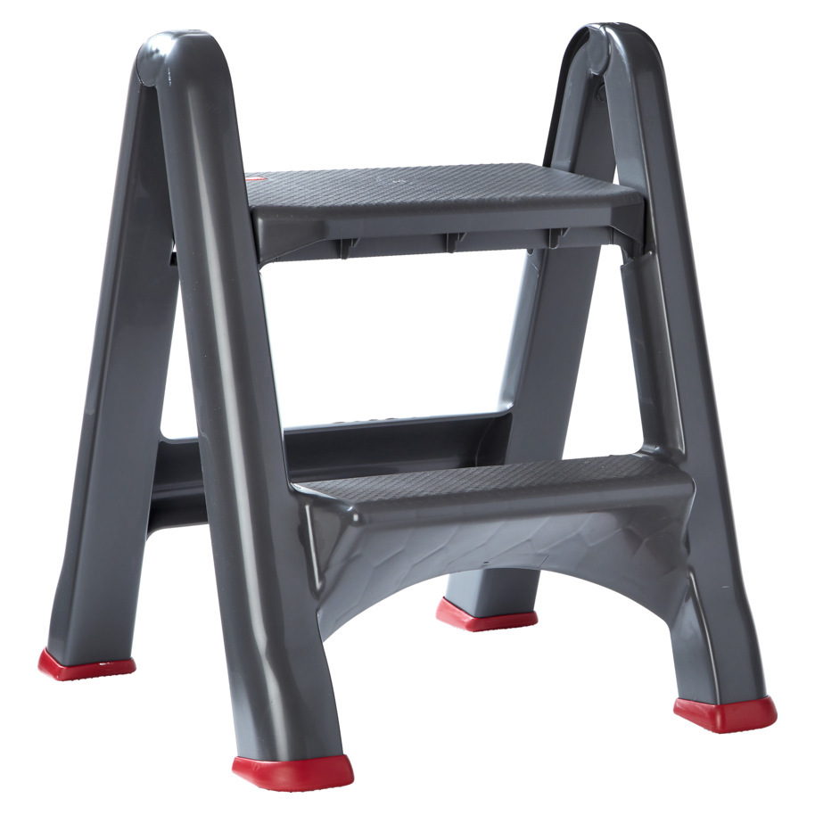 STEP STOOL FOLDABLE ANTHRACITE-RED