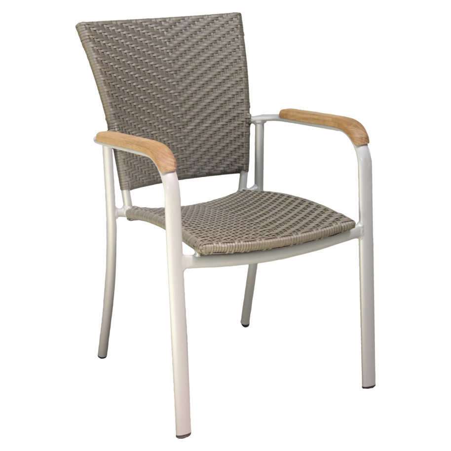 BAJA SILVER TERRACE CHAIR SILVER - TAUPE