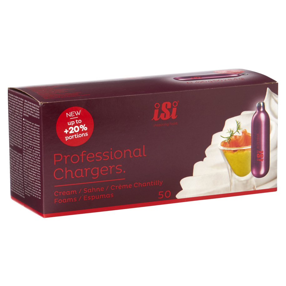 ISI CREAM CHARGERS - 50 PIECES