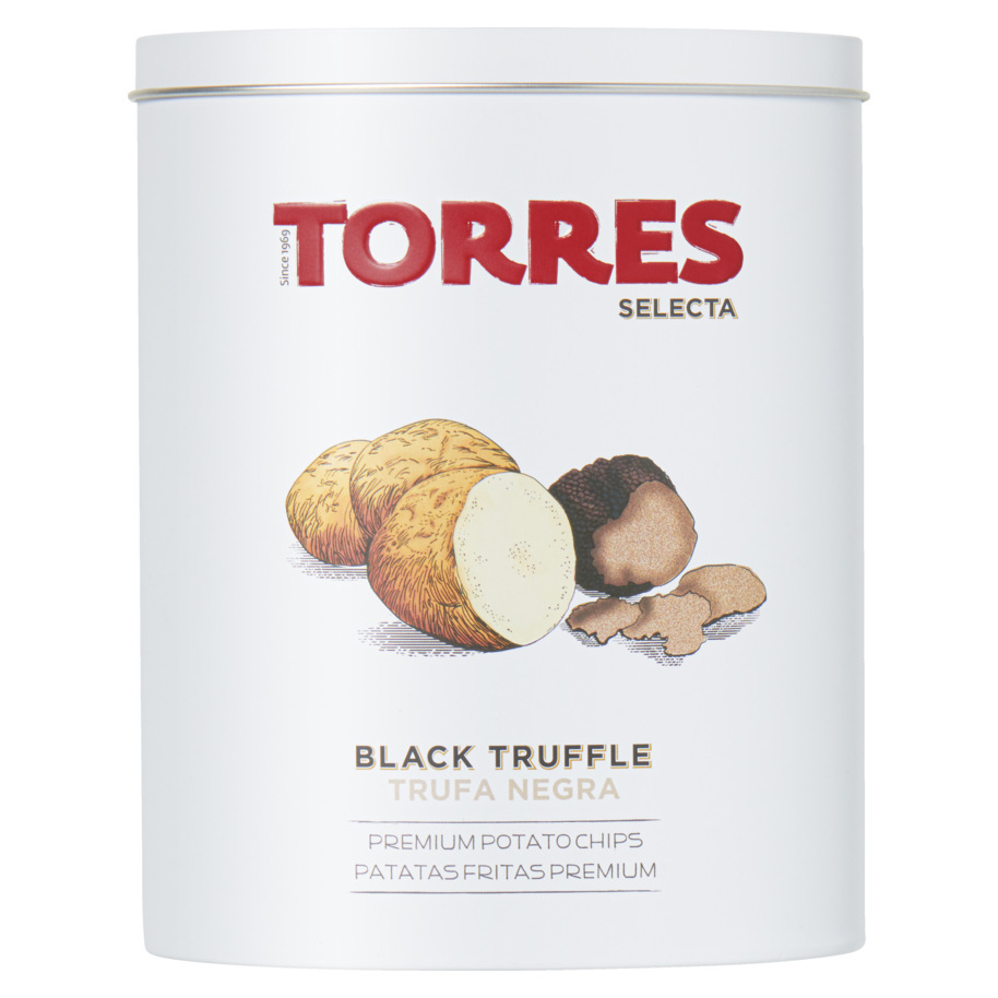 POTATO CHIPS WITH BLACK TRUFFLE AND TRUF