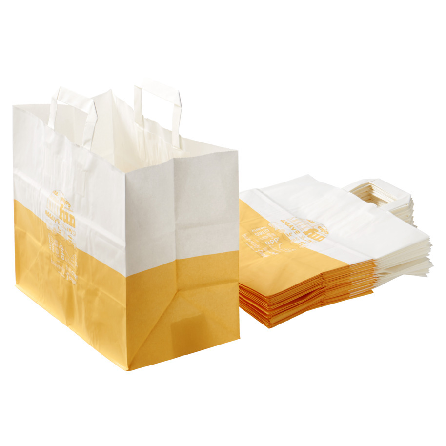 SNACK BAG COLOUR LARGE YELLOW