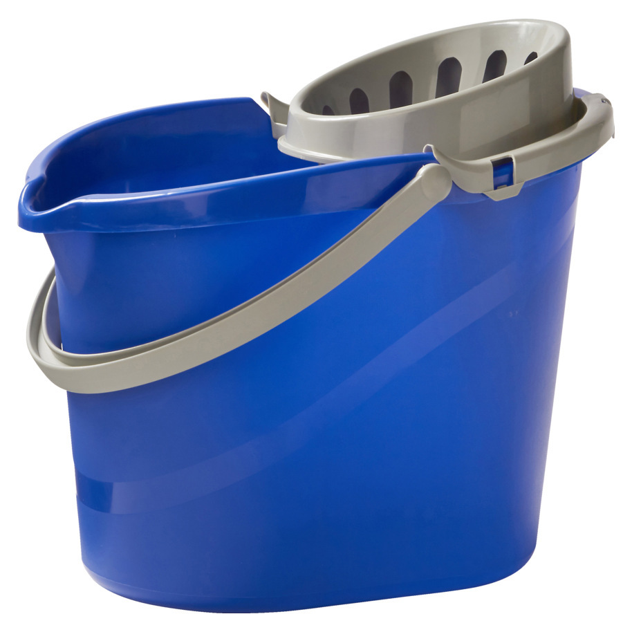 Mop bucket 13 liter wit wringer