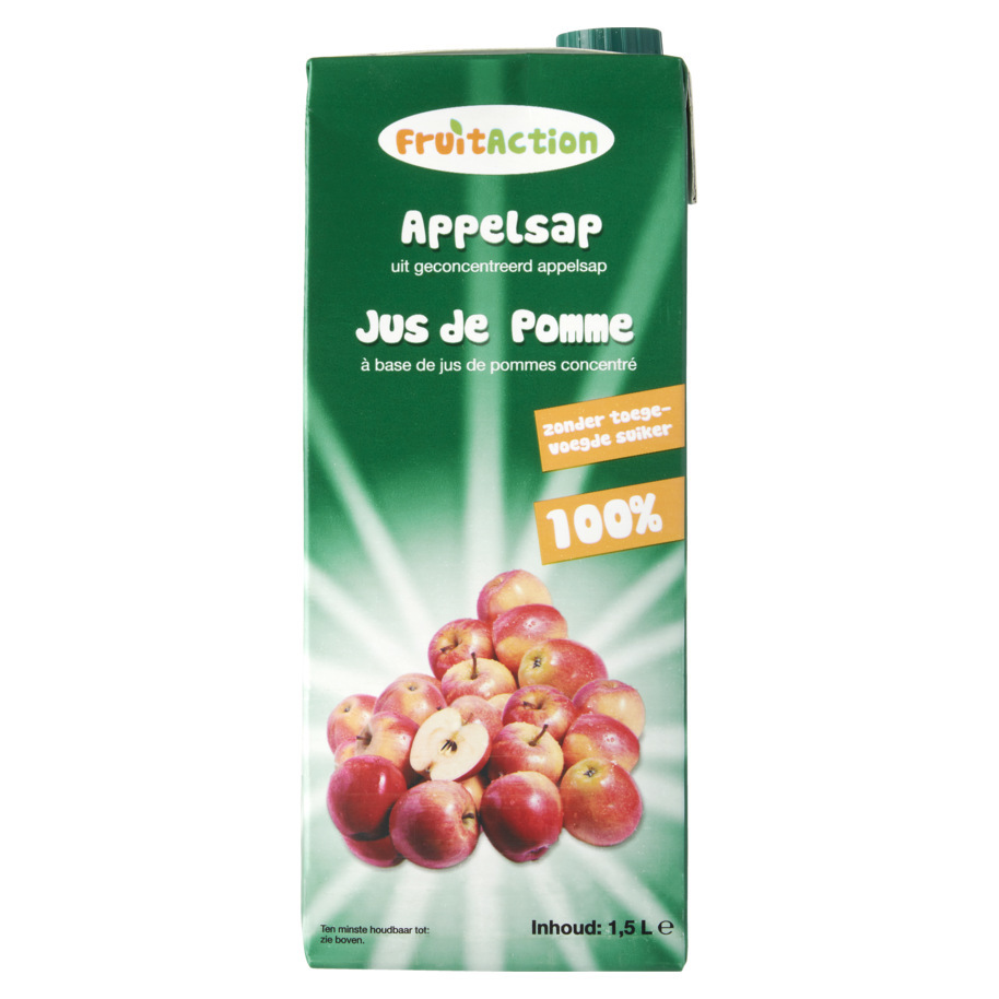 APPLE JUICE 1,5L FRUIT ACTION