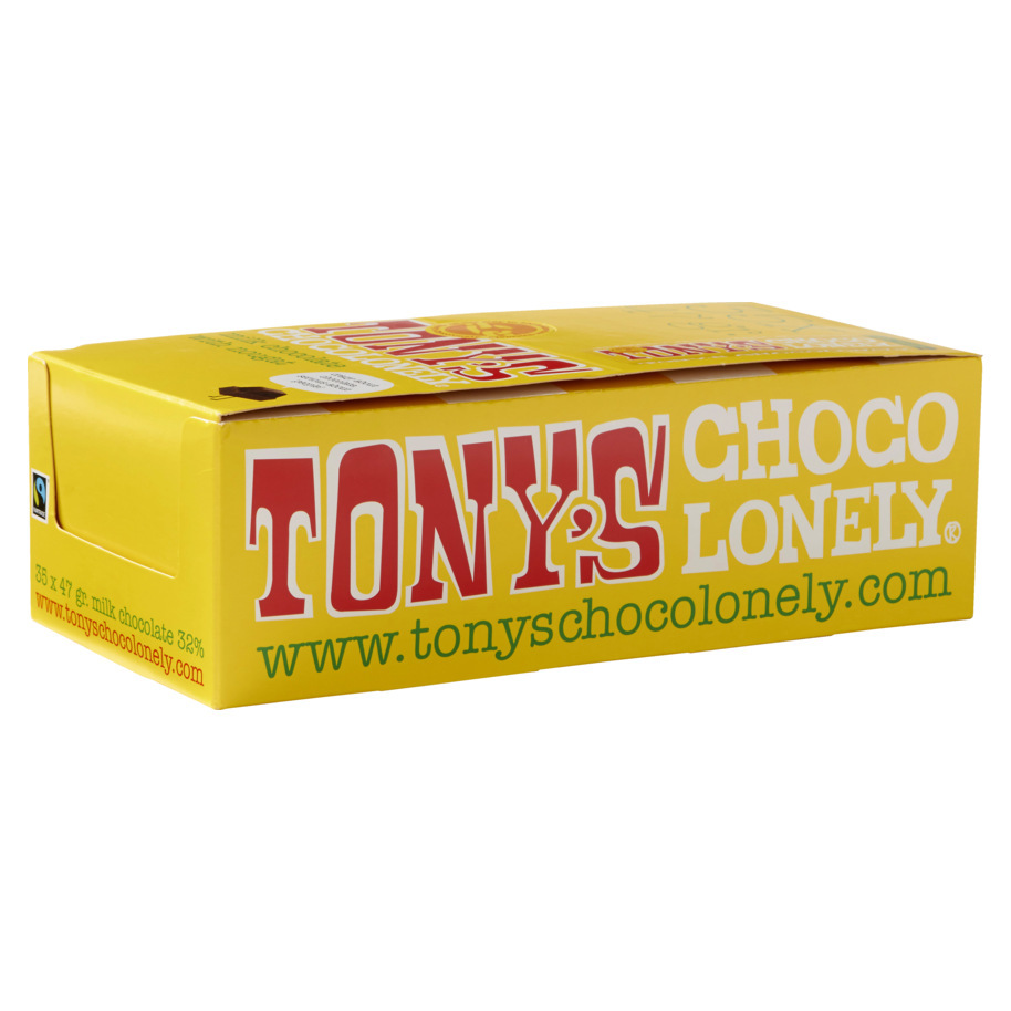 TONY'S CHOCOLONELY MILCHSCHOKOLADE 47GR
