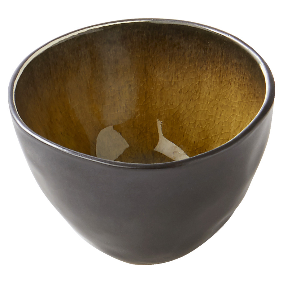 BOWL 10.5X6.5 CM PURE GREEN FLAMED