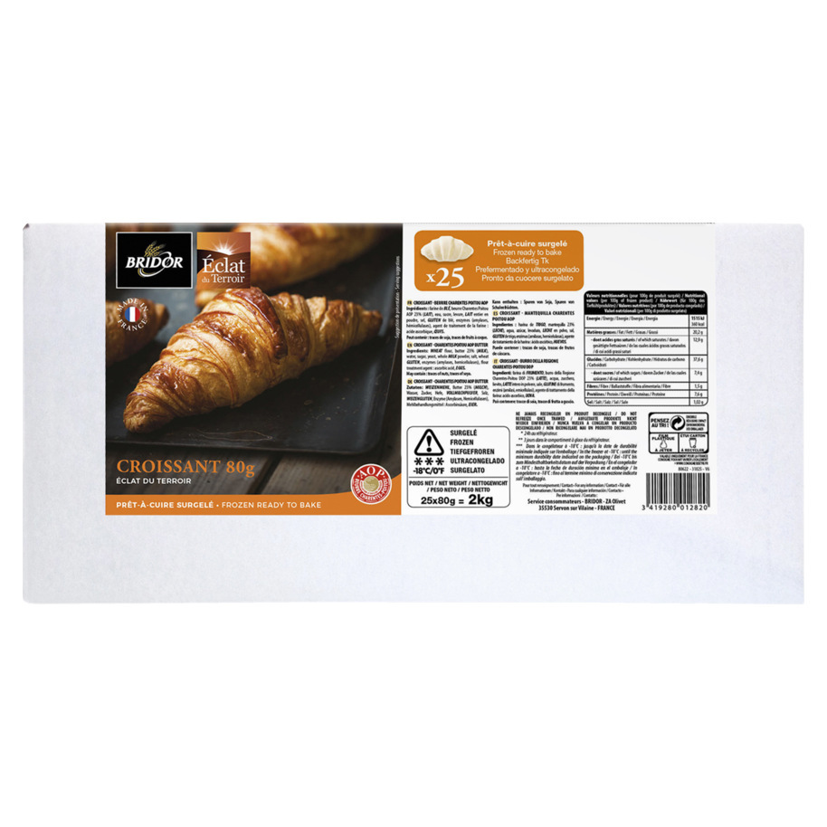 READY TO BAKE CROISSANT 80 GR EDT