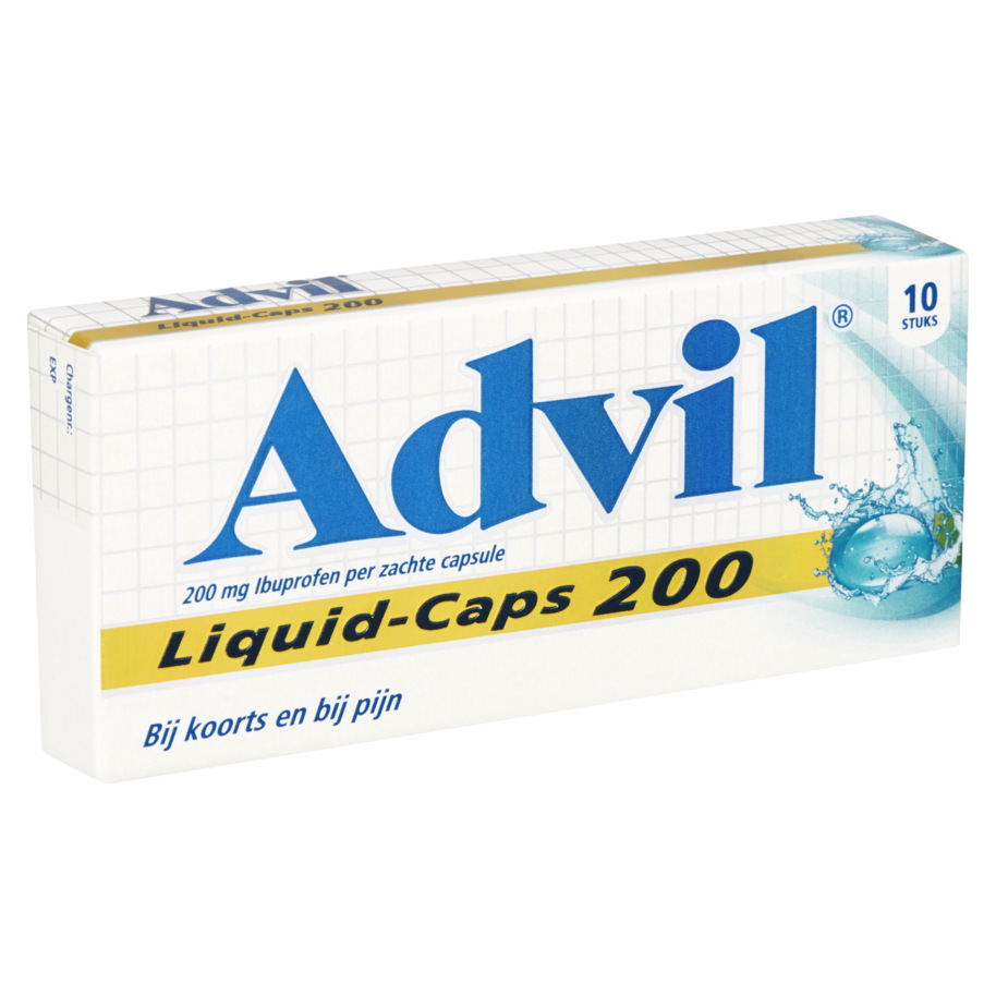 ADVIL LIQUID CAPS 200MG