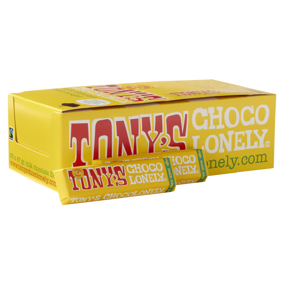 TONY'S CHOCOLONELY MELKCHOCO NOGA 47GR